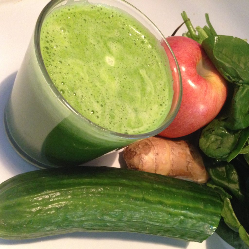 Green Juice - Spinach, Apple, Cucumber, Ginger