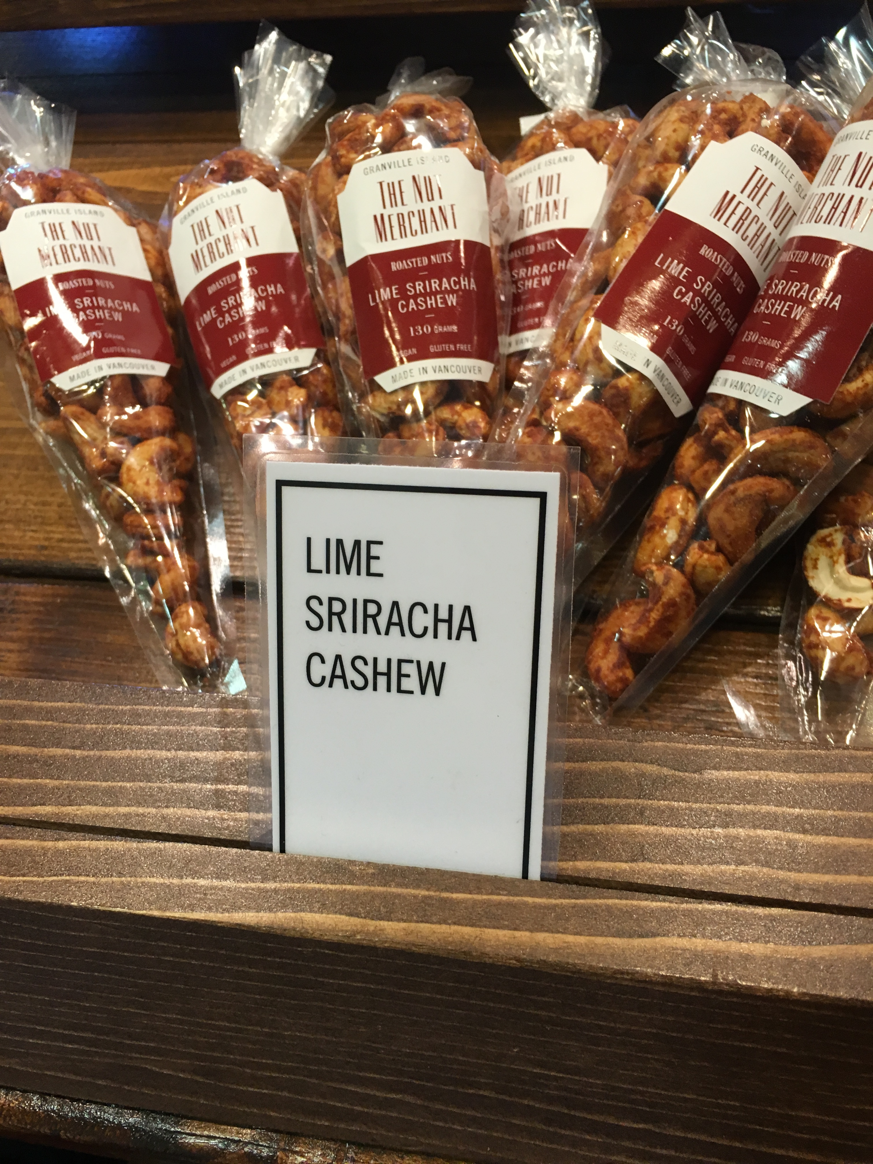 Lime Sriracha Cashews from The Nut Merchant