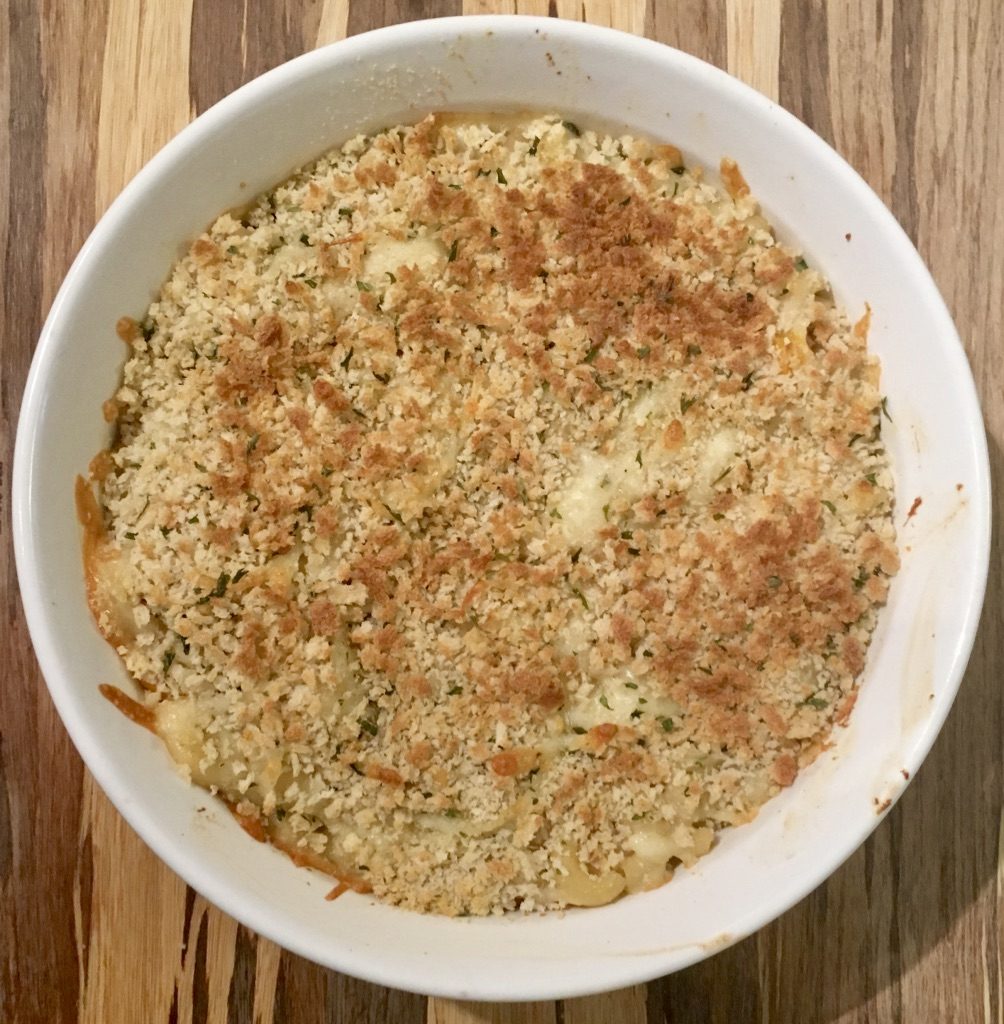 Macaroni and Cheese with Crab Meat